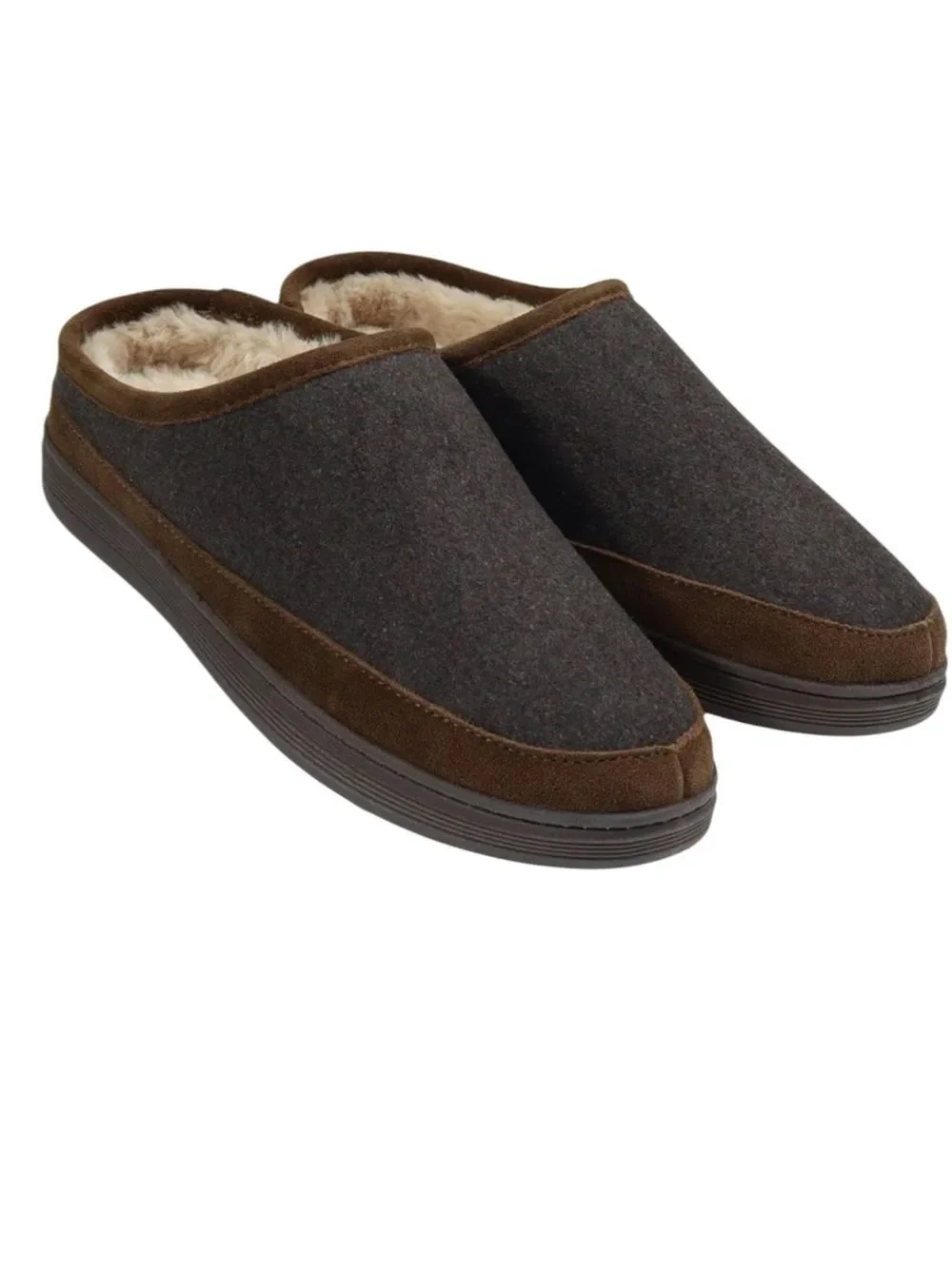 Cole Haan Men’s Indoor-Outdoor Clogs -Soft Slip-On Slippers, Brown, Small,  NWOT